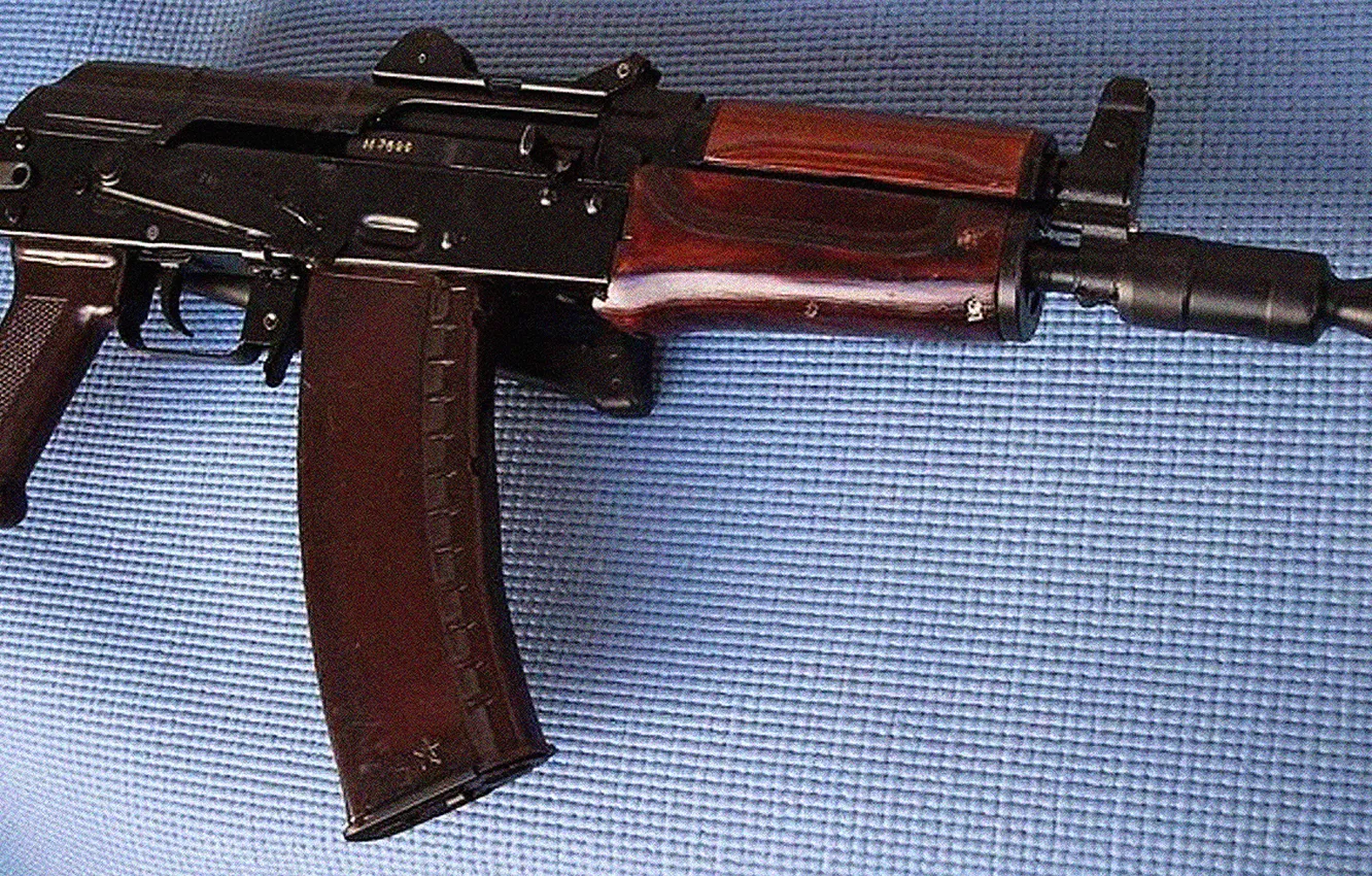 Photo wallpaper Weapons, Machine, AKSU-74