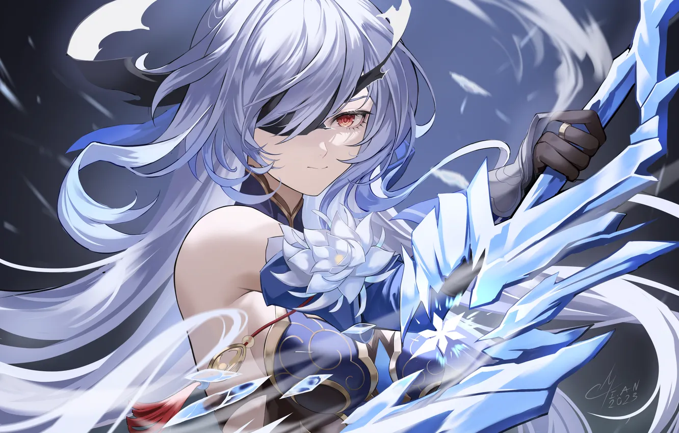 Photo wallpaper look, girl, Honkai: Star Rail