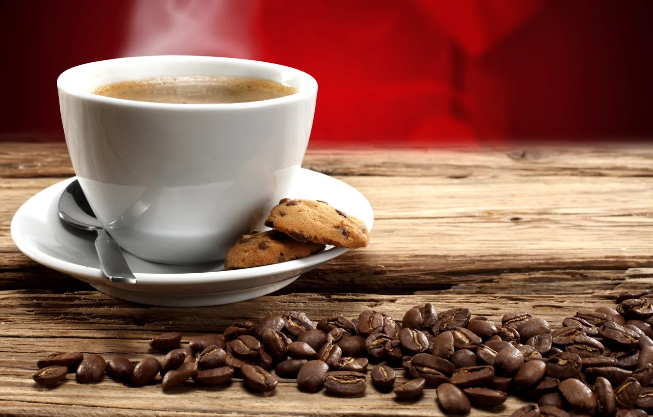 Photo wallpaper love, coffee, Cup, valentine's day
