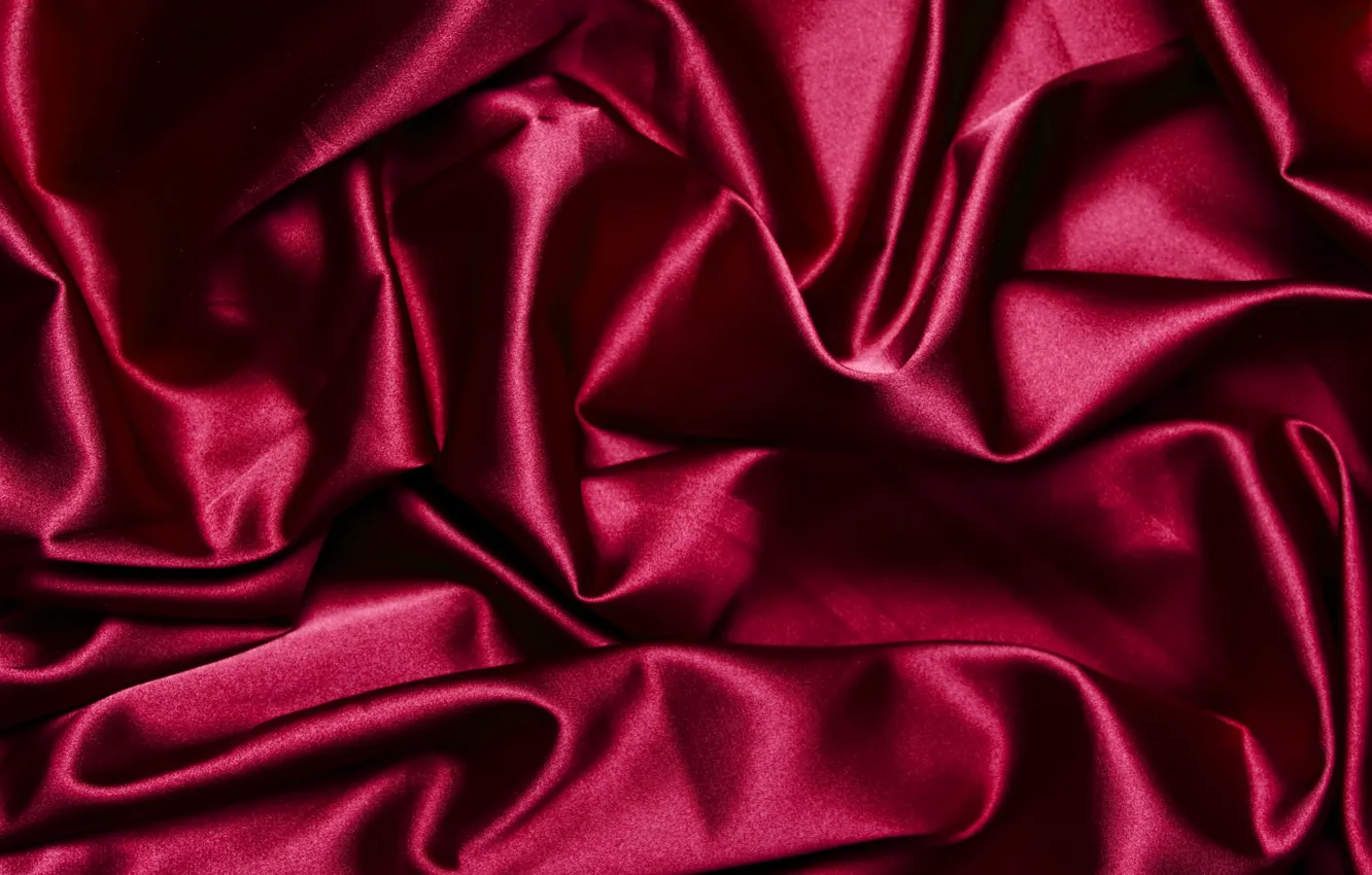 Photo wallpaper texture, silk, fabric, Burgundy, raspberry, satin