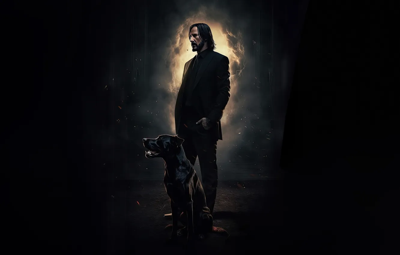 Photo wallpaper Spirit, dog, John Wick