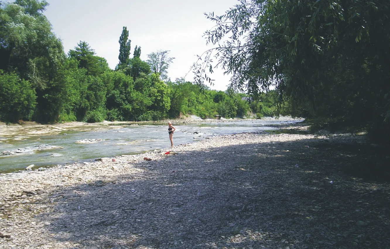 Photo wallpaper River, The Caucasus, Psych