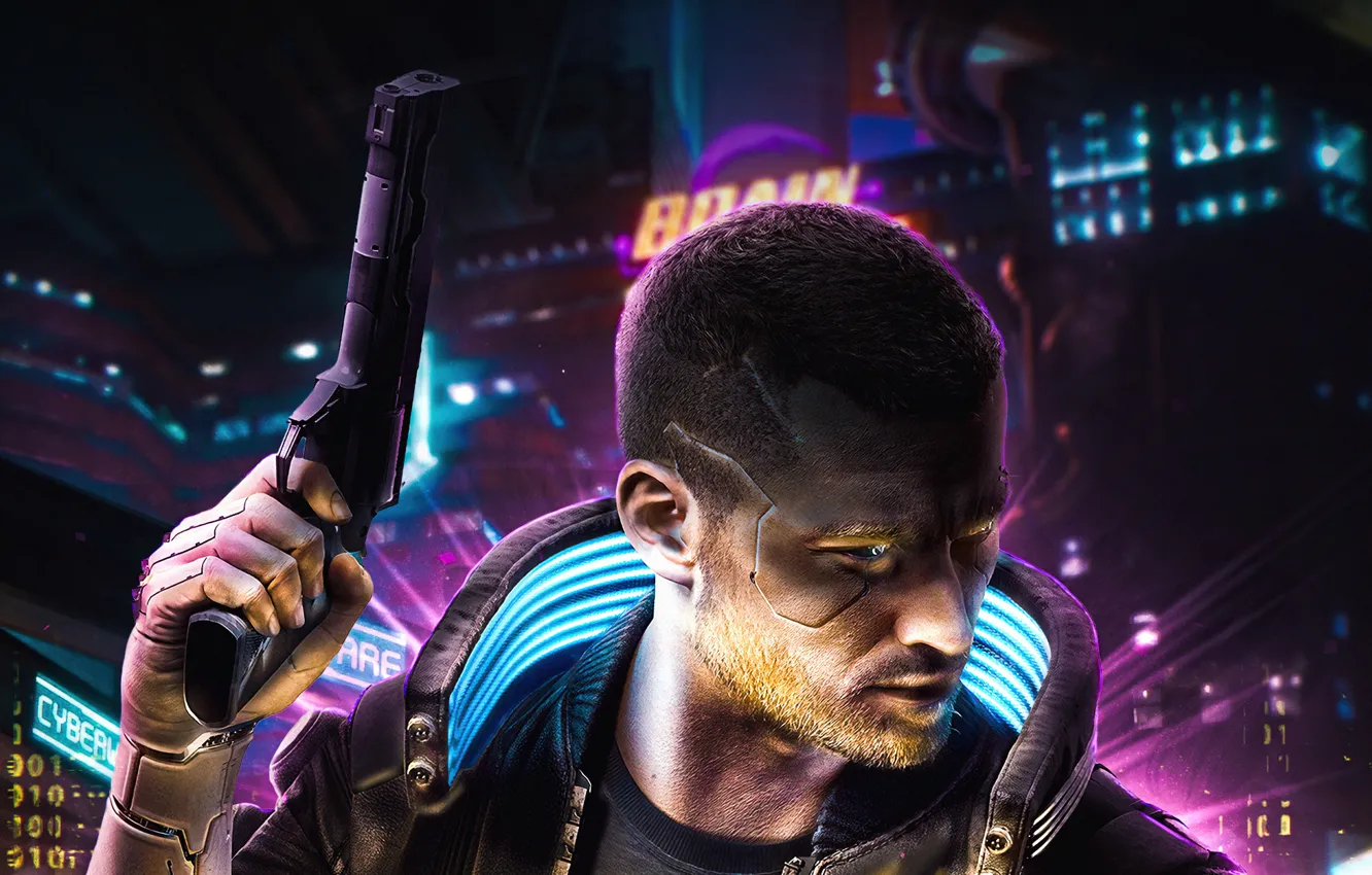 Photo wallpaper future, weapons, the game, home, technology, future, game, character