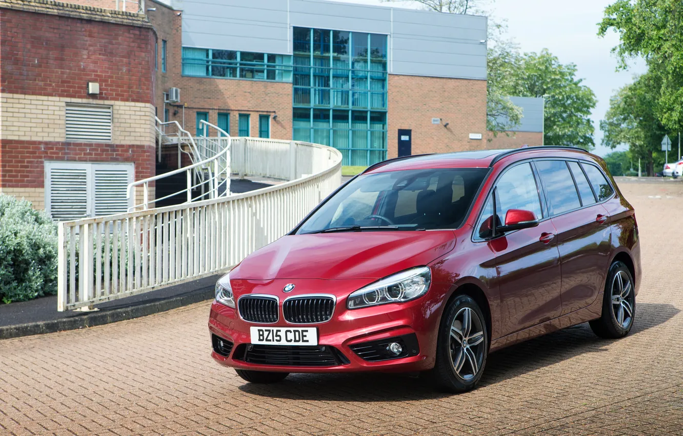 Photo wallpaper BMW, BMW, xDrive, UK-spec, Sport Line, 2015, 220d, Gran Tourer