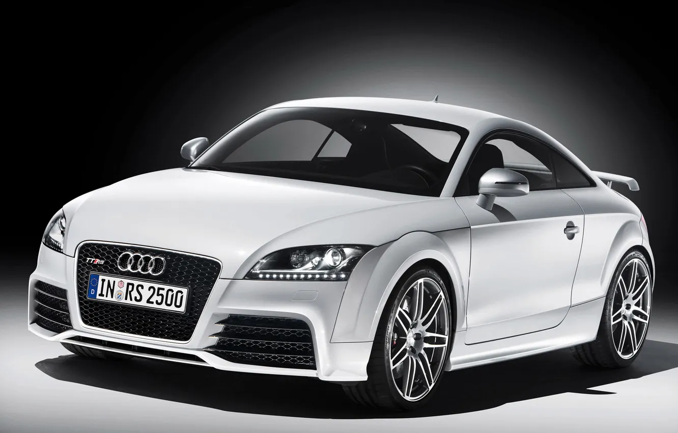 Photo wallpaper white, Audi