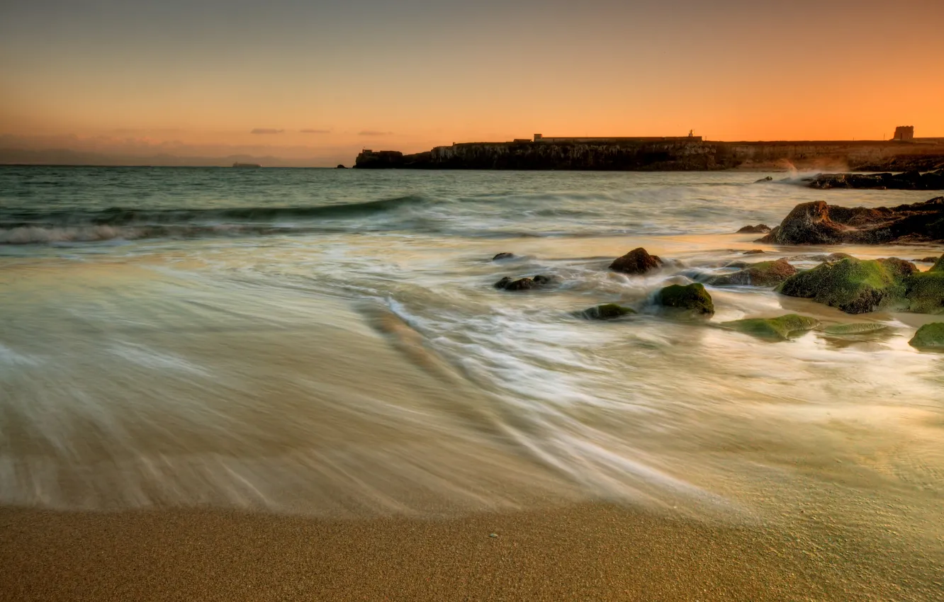 Photo wallpaper sea, wave, beach