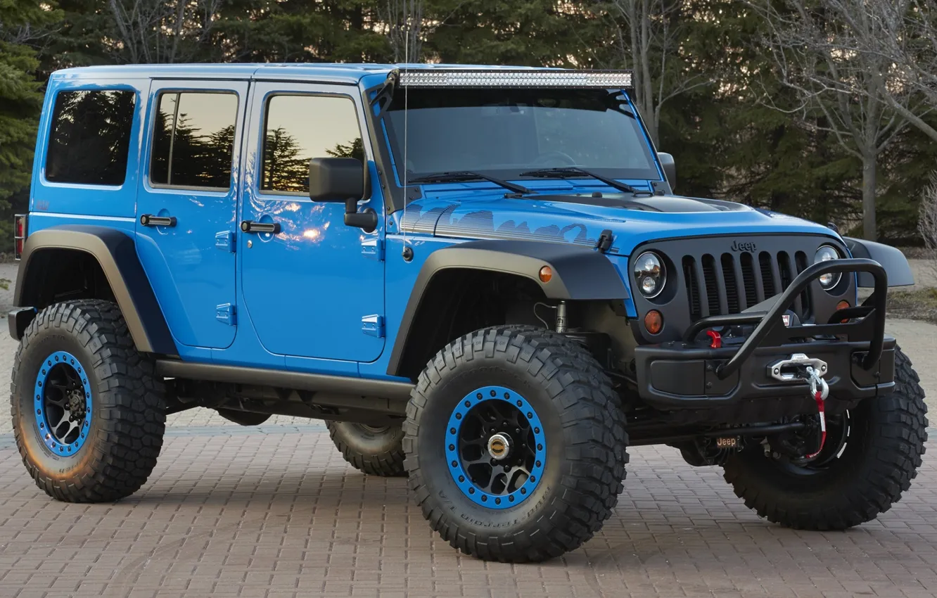 Photo wallpaper the concept, Jeep, the front, Wrangler, Ringler, Jeep, Maximum Performance Concept