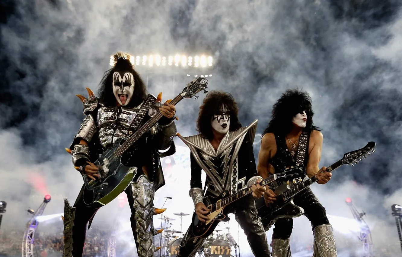 Photo wallpaper music, rock, band, Kiss