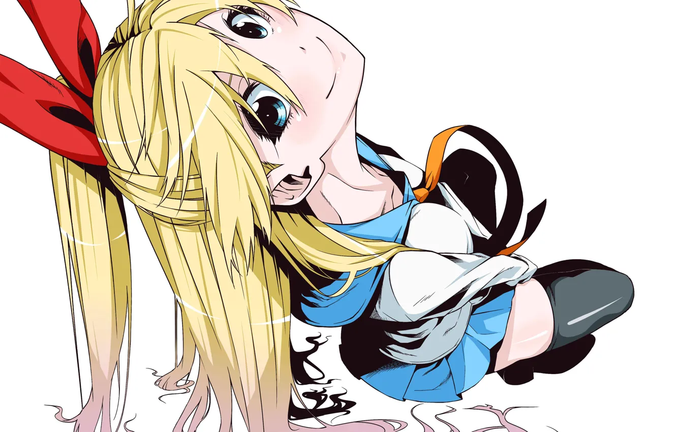 Photo wallpaper Girl, Look, Smile, Absurdres, Kirisaku Chito,, Nisekoi