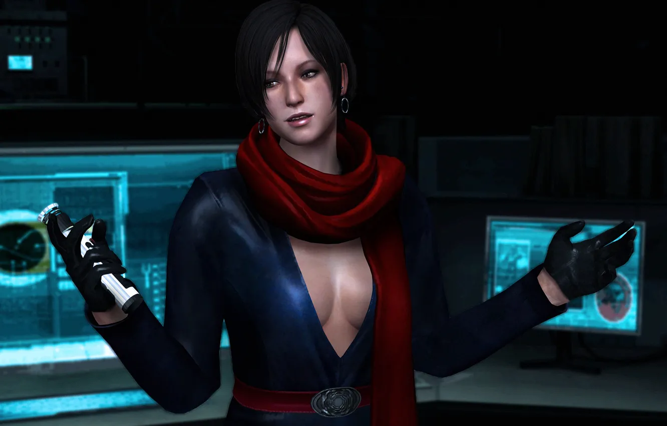 Photo wallpaper chest, girl, boobs, fanart, Resident Evil 6, Biohazard 6, Carla Radames