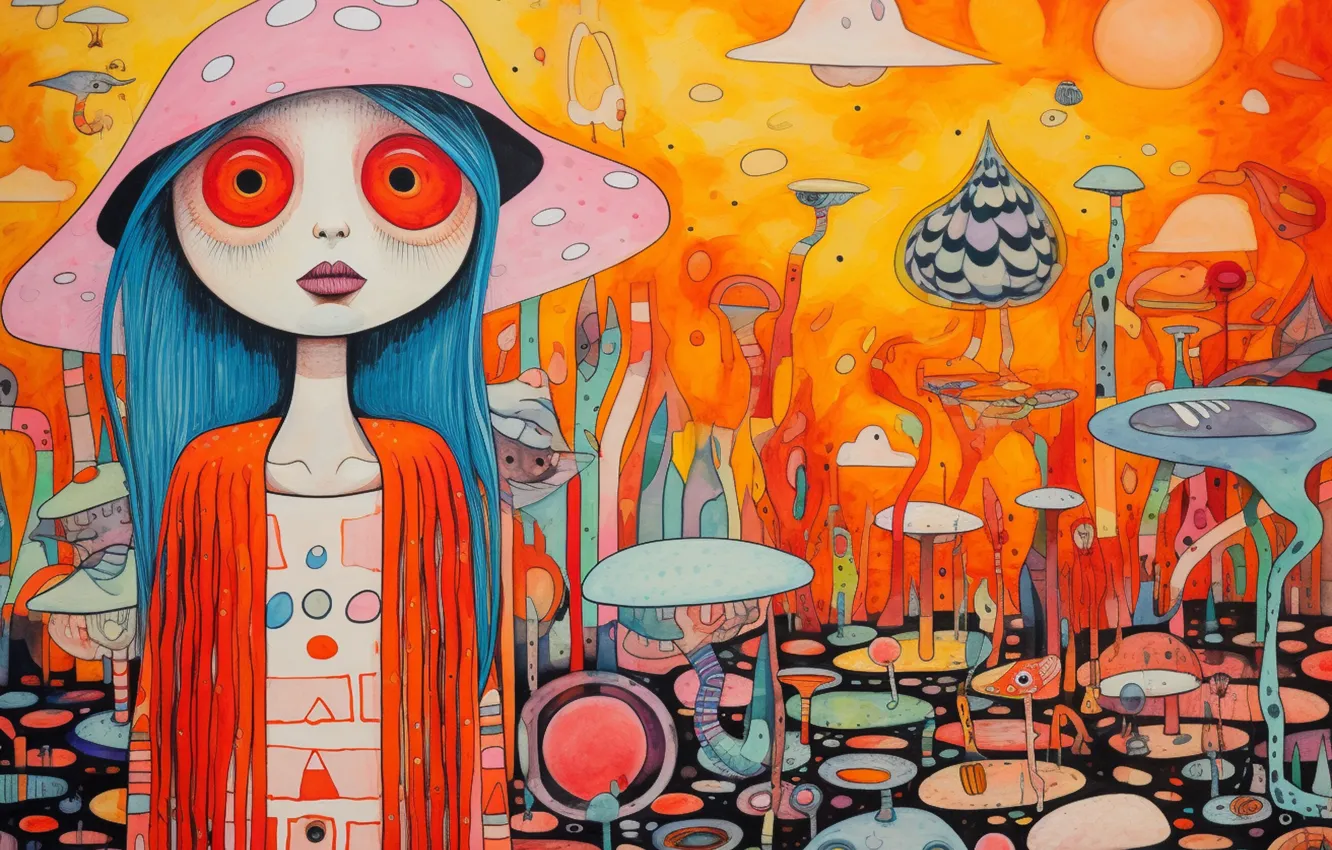 Photo wallpaper background, color, AI Art