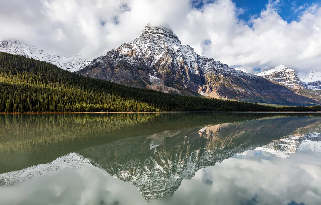 Photo wallpaper Banff National Park, Alberta, Canada, Saskatchewan River Crossing