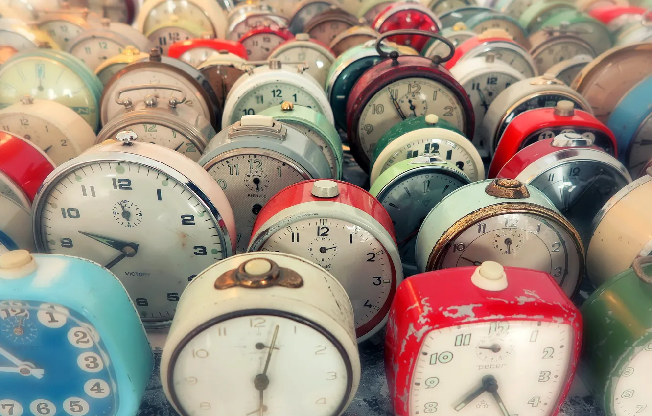 Photo wallpaper time, watch, alarm clock