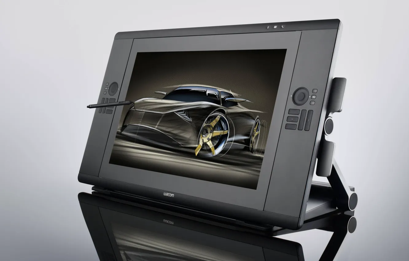 Photo wallpaper wacom, hi tech, touch, Cintiq