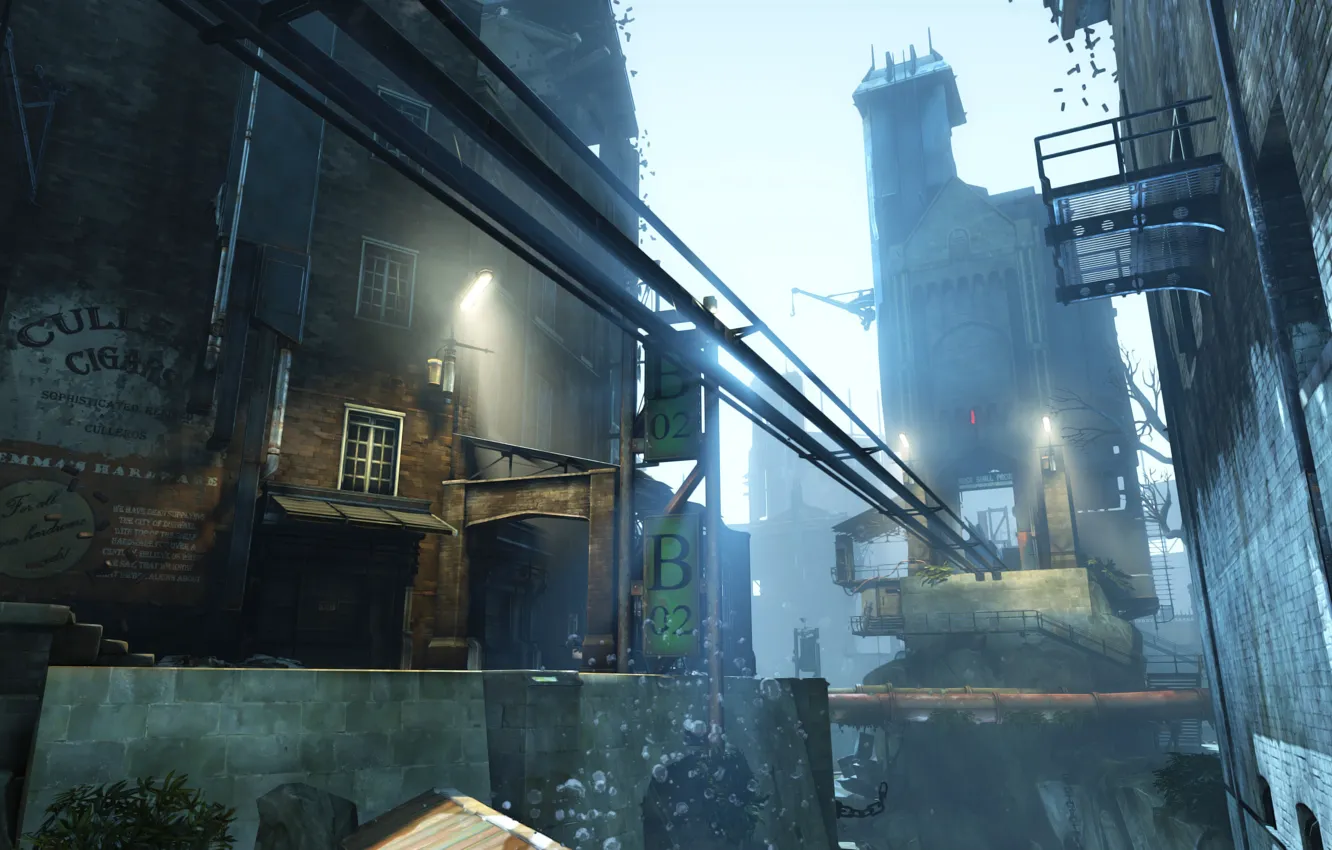 Photo wallpaper city, the city, street, the game, Dishonored, Danuoll, Dunwall, Dishonored