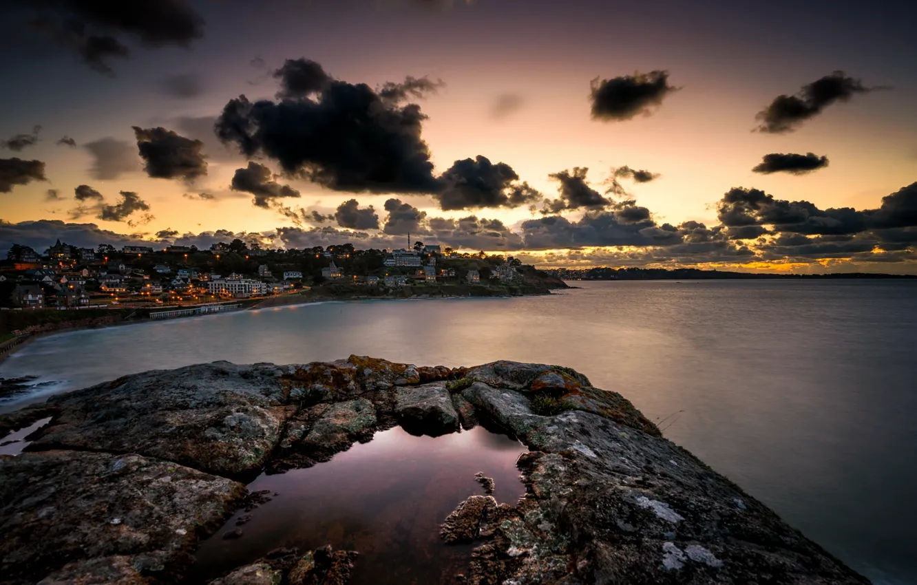 Photo wallpaper Perros-Guirec, Brittany, Arrondissement de Lannion
