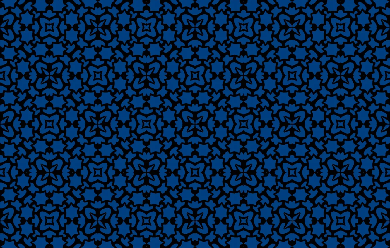 Photo wallpaper blue, background, pattern, texture, ornament