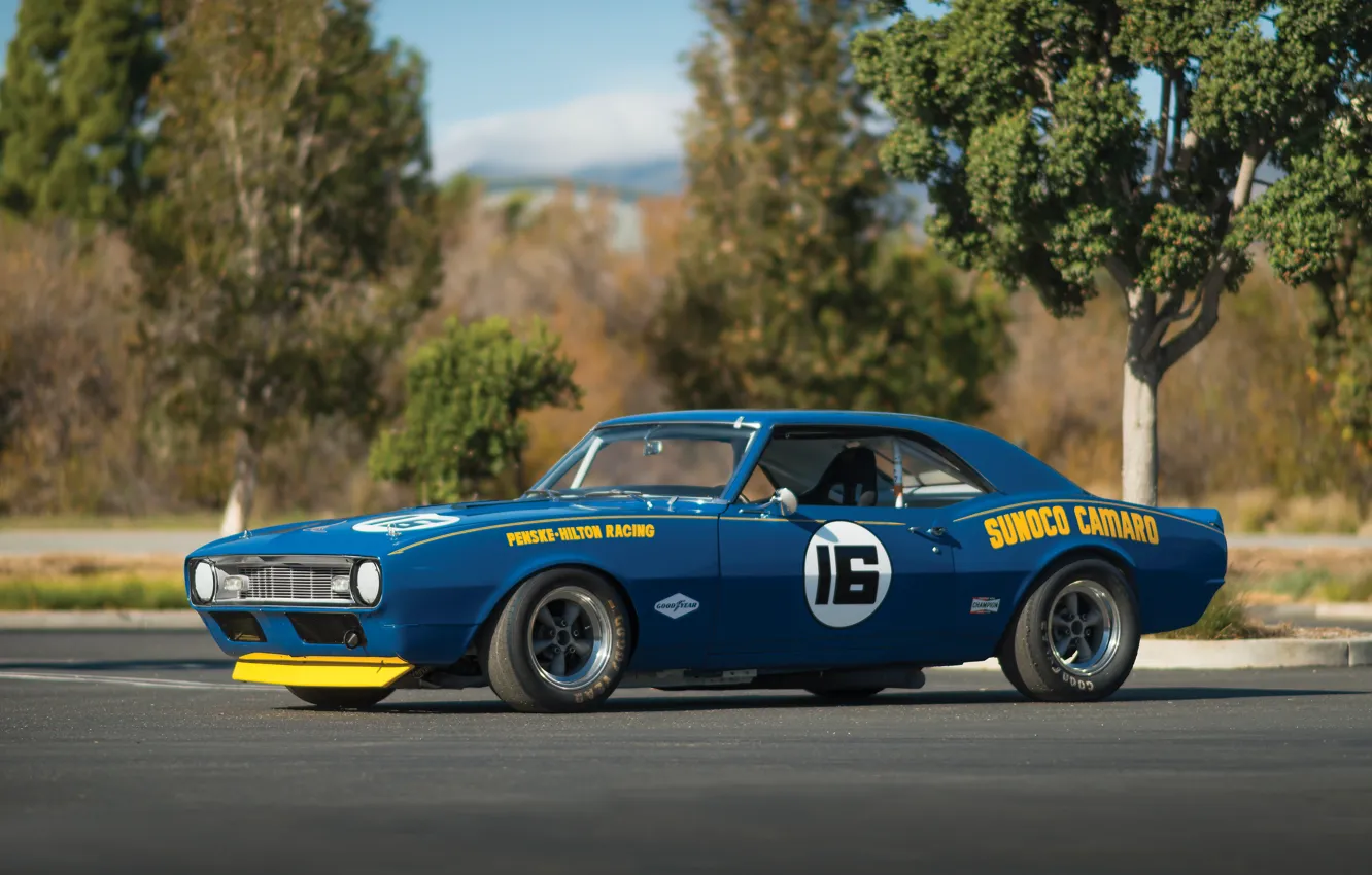 Photo wallpaper Chevrolet, Camaro, Rally, 1968