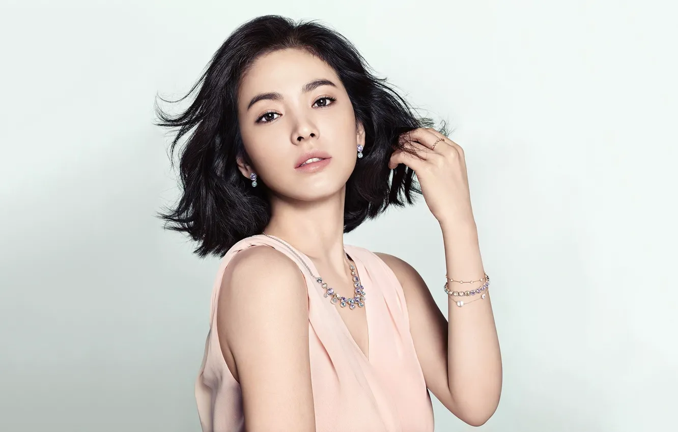 Photo wallpaper girl, asian, cute, Korean