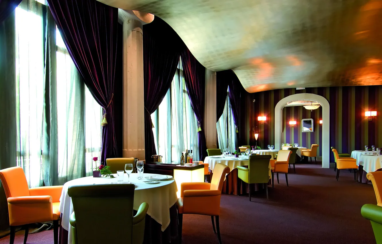 Photo wallpaper design, style, interior, restaurant, the hotel, Barcelona, G.L. Monumento, Casa Fuster