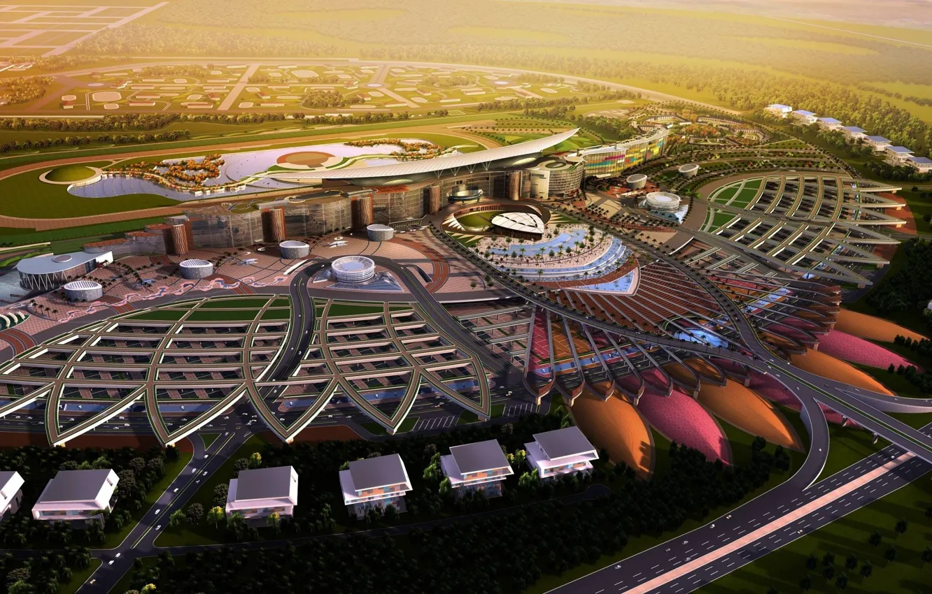 Photo wallpaper Dubai, Townhouse