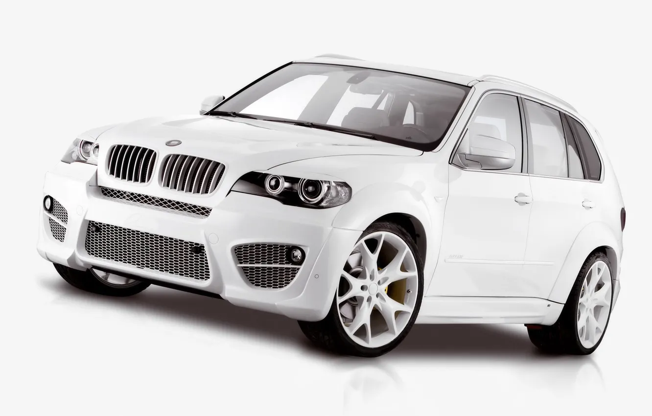 Photo wallpaper auto, white, Diesel, BMW CLR X530