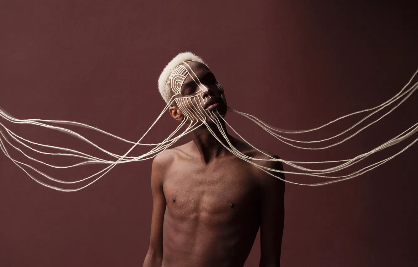 Photo wallpaper style, people, thread