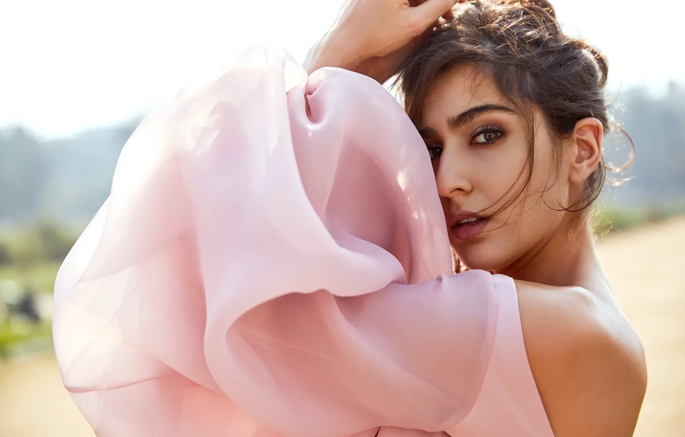 Photo wallpaper girl, sexy, hot girl, eyes, smile, beautiful, figure, model