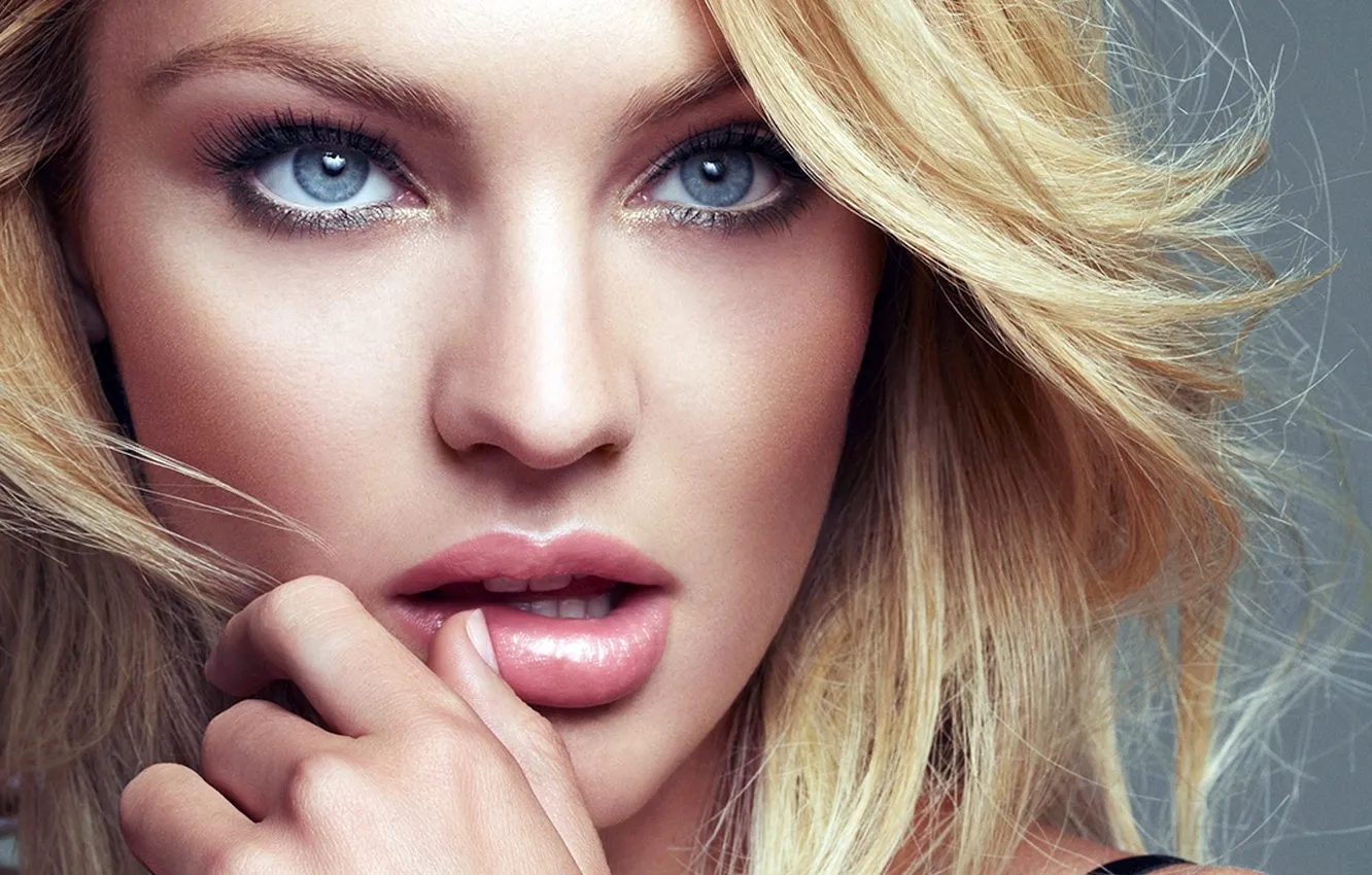 Photo wallpaper girl, face, sexy, model, hair, blonde, sexy, beauty