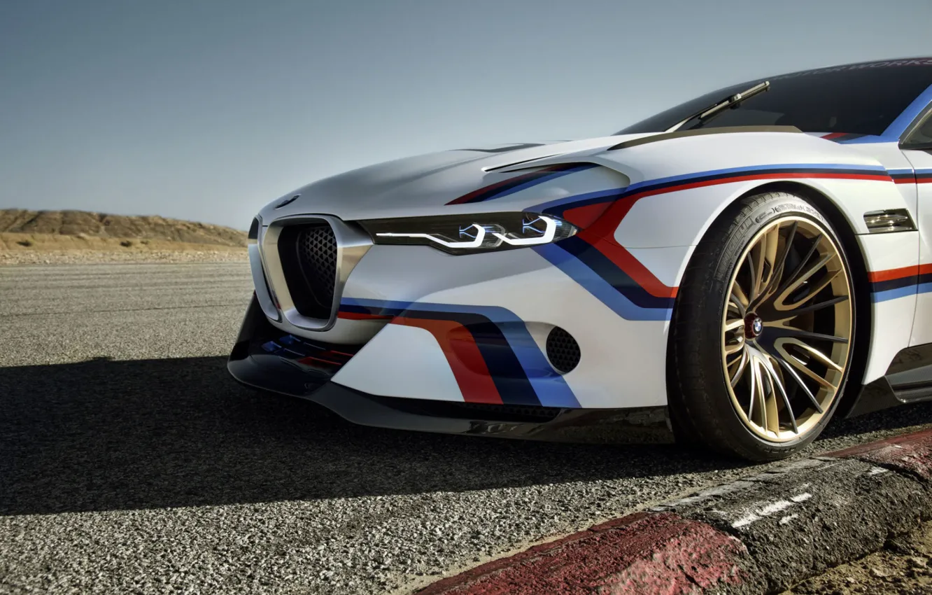 Photo wallpaper Concept, BMW, Wheel, BMW, Hommage, 3.0, The front, CSL
