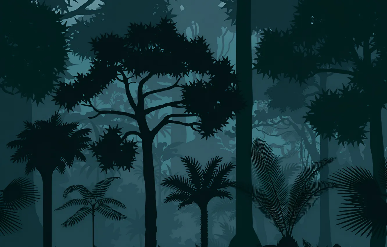 Photo wallpaper background, jungle, jungle, background, rainforest, rainforest