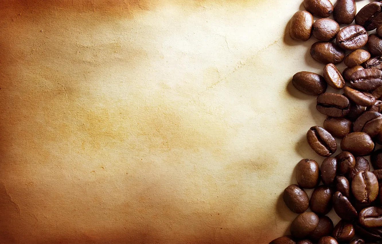 Photo wallpaper paper, coffee, coffee beans