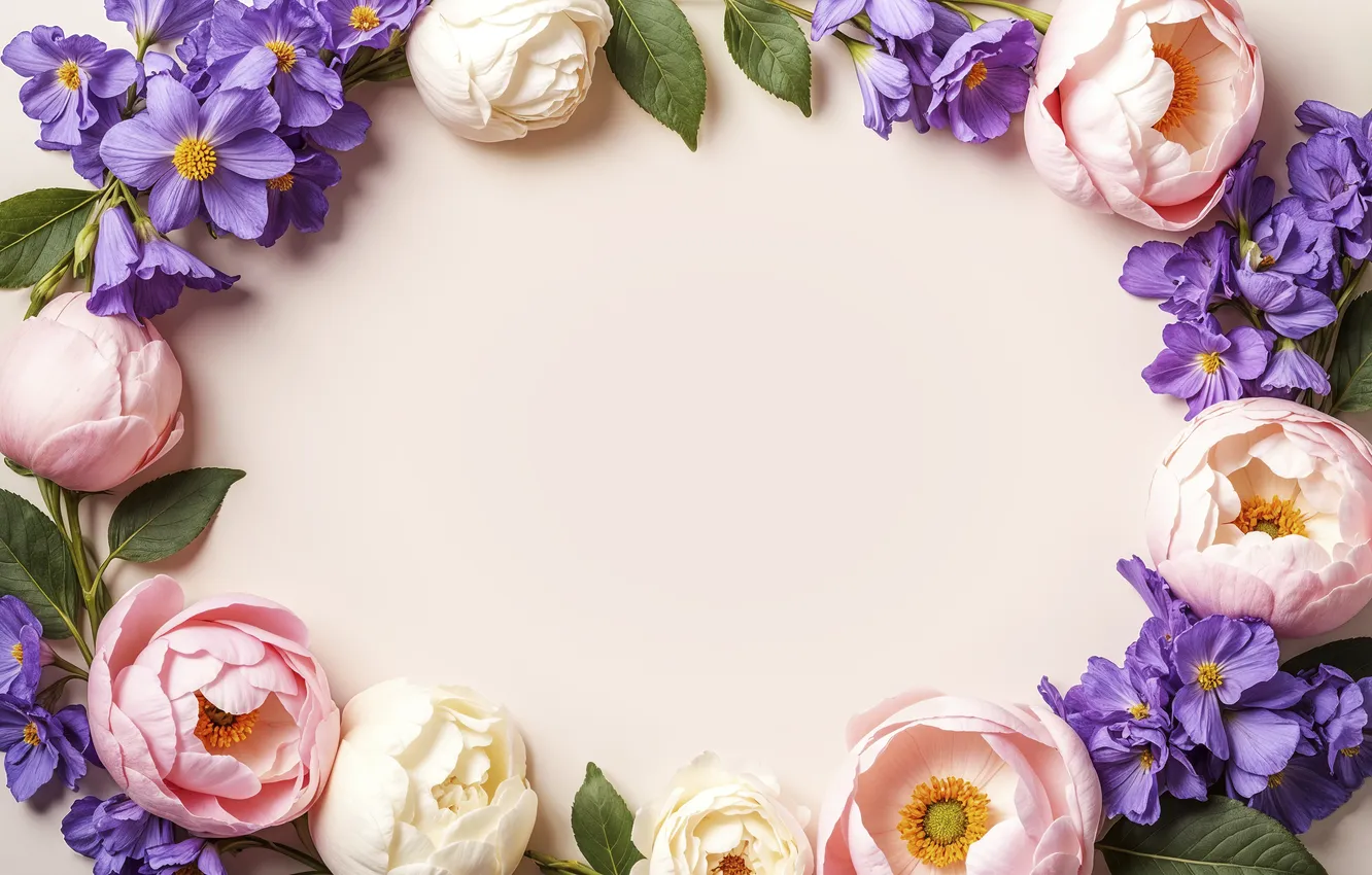 Photo wallpaper flowers, spring, colorful, blossom, flowers, spring, bloom