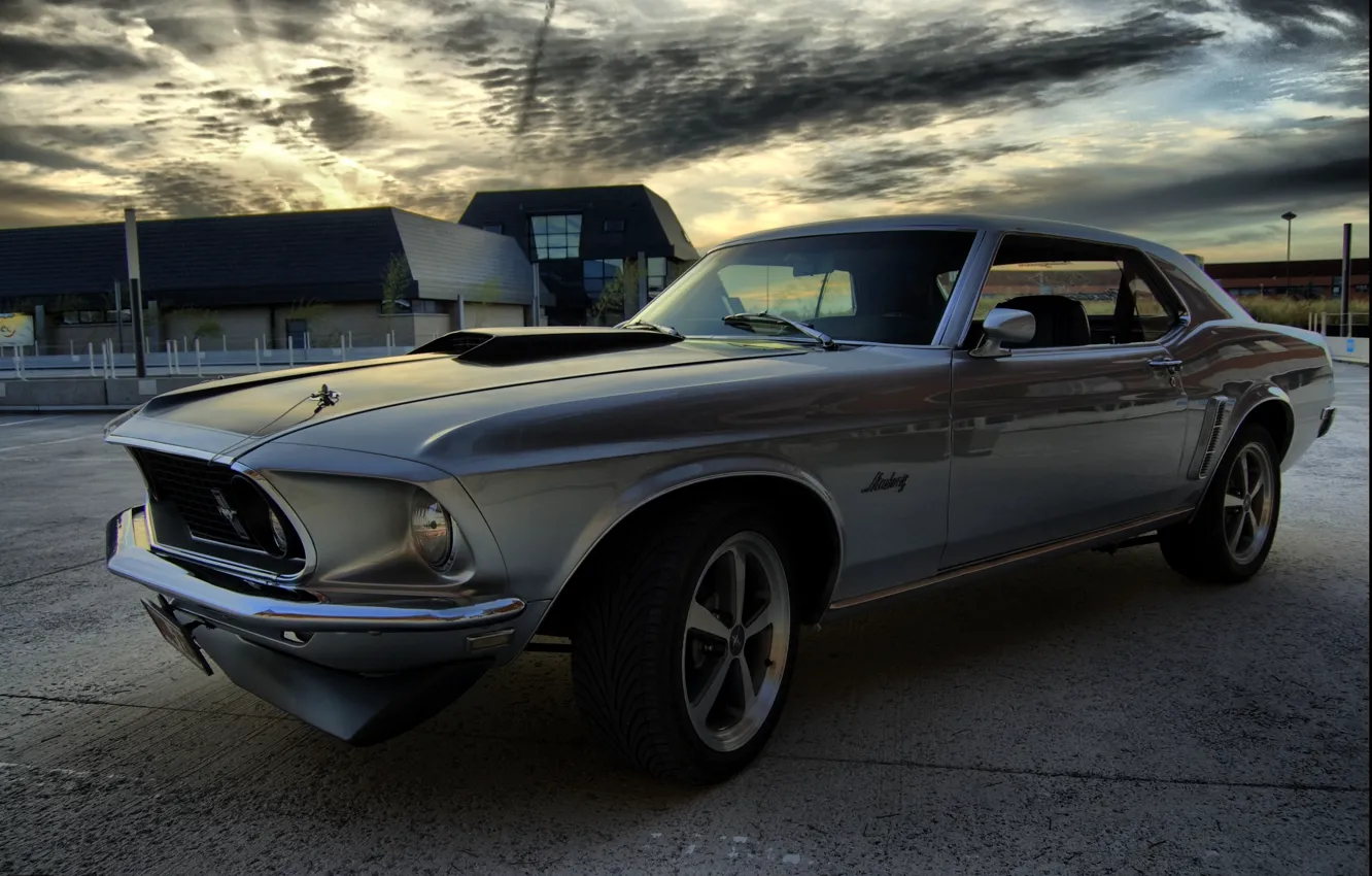 Photo wallpaper Mustang, Ford, old