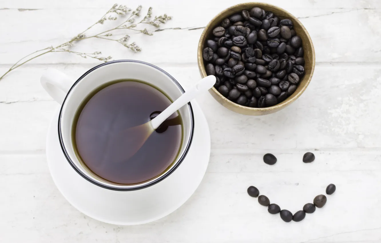Photo wallpaper coffee, drink, coffee beans