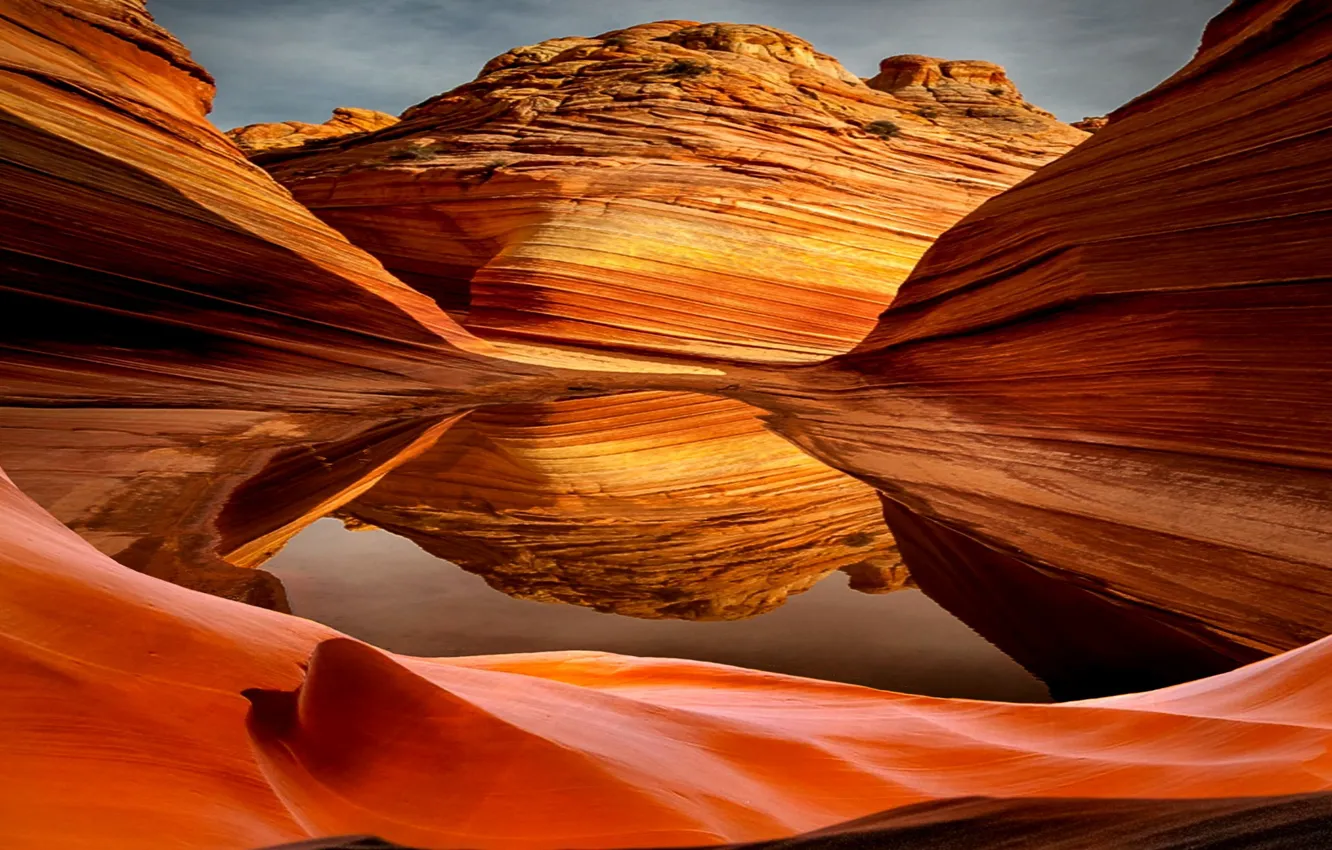 Photo wallpaper rocks, texture, layer