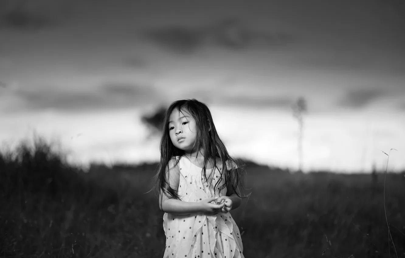 Photo wallpaper mood, portrait, girl