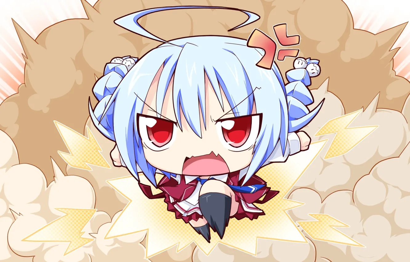 Photo wallpaper character, mood, anime, art, girl, Chibi, lunaris filia