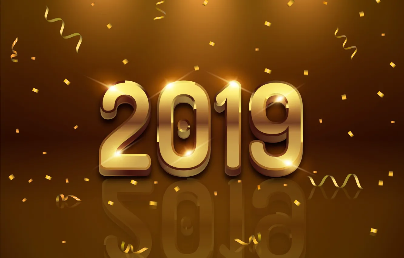 Photo wallpaper background, gold, new year, figures, golden, black, background, New Year