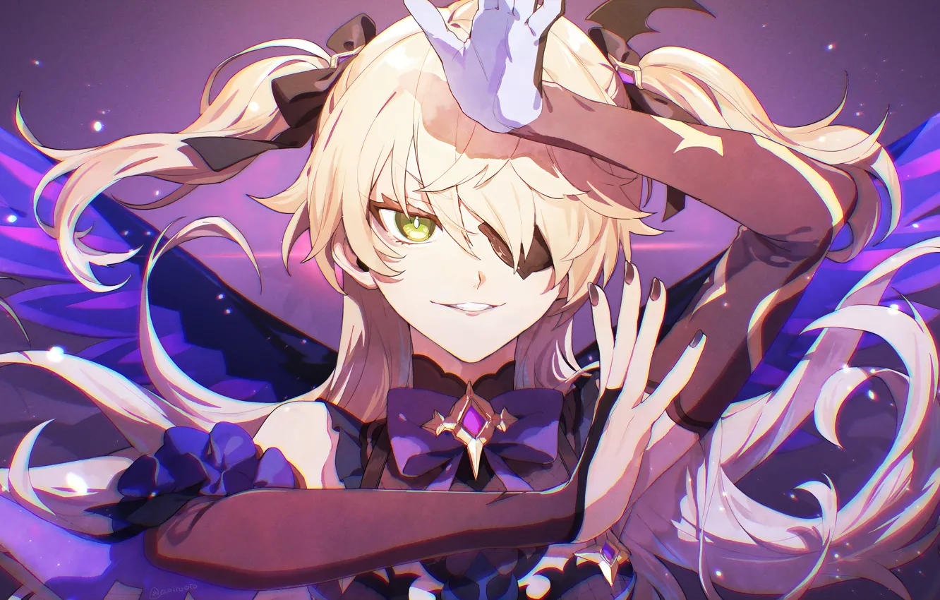 Photo wallpaper the game, anime, game, anime, characters, Character, Genshin Impact, Fischl