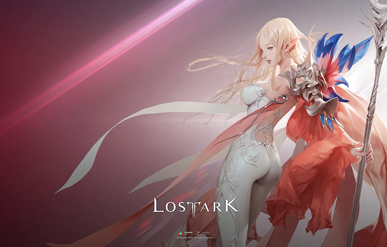 Photo wallpaper girl, elf, elf, Lost Ark