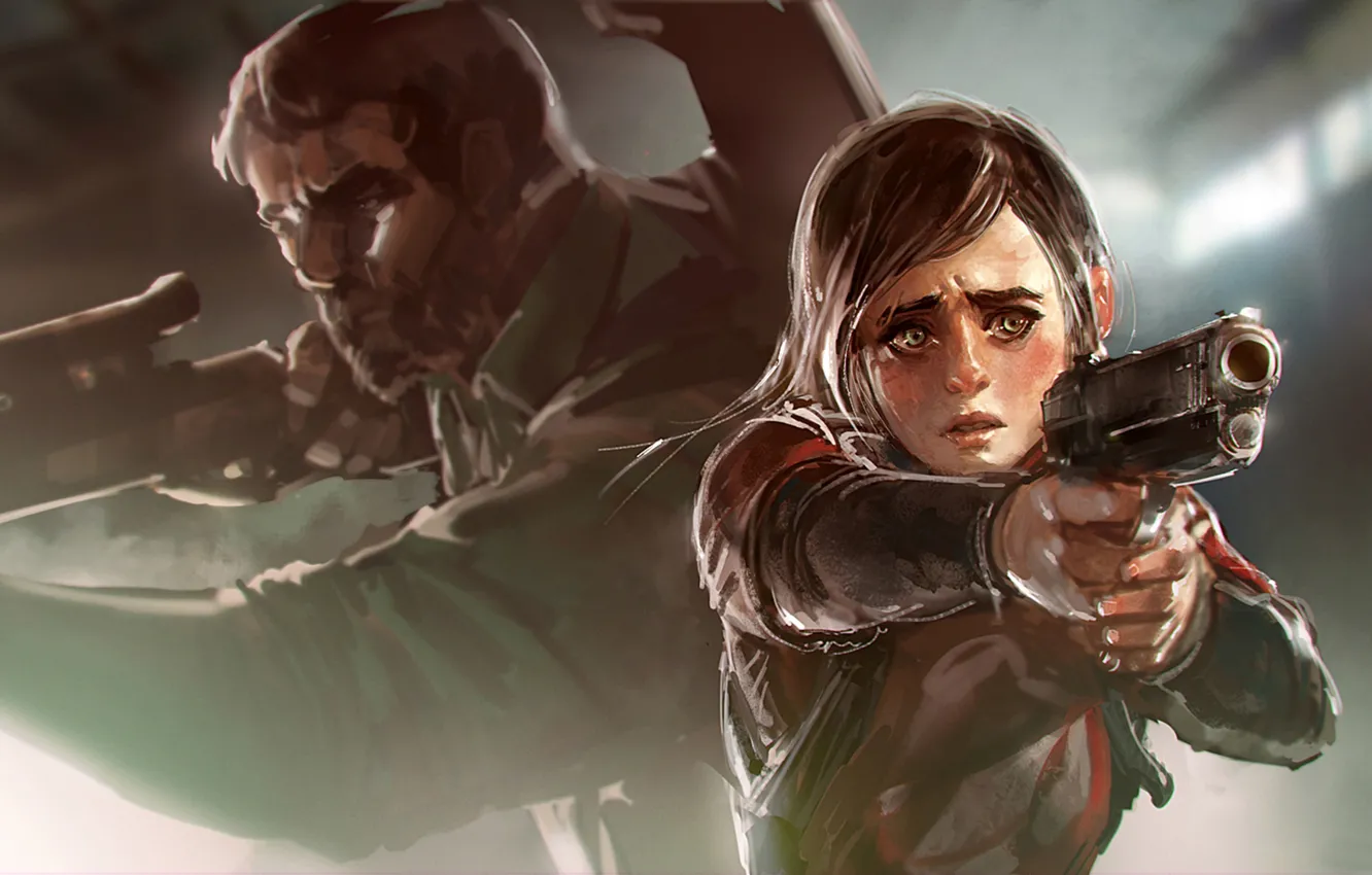 Photo wallpaper Joel, Naughty Dog, The Last of Us, Sony, Ellie