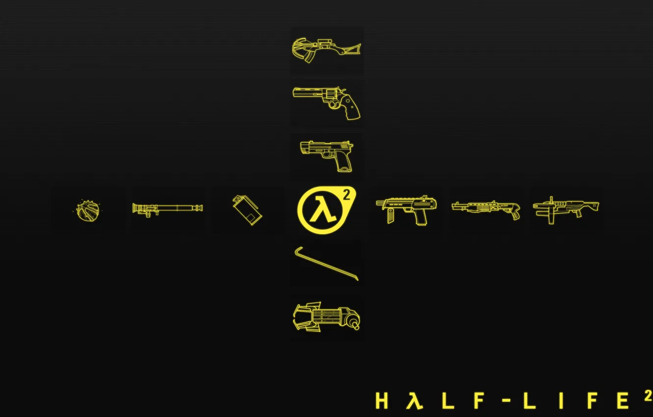 Photo wallpaper minimalism, Half-Life 2, logo, Arsenal