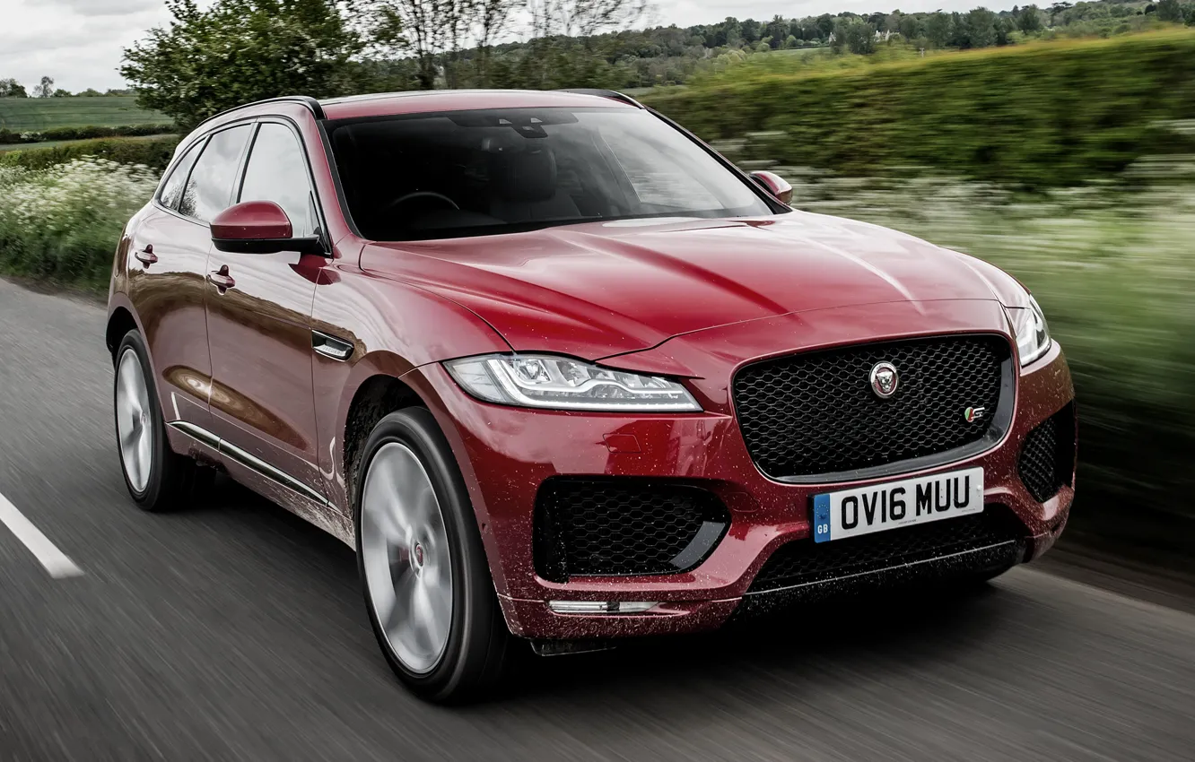 Photo wallpaper Jaguar, SUV, Jaguar, F-Pace