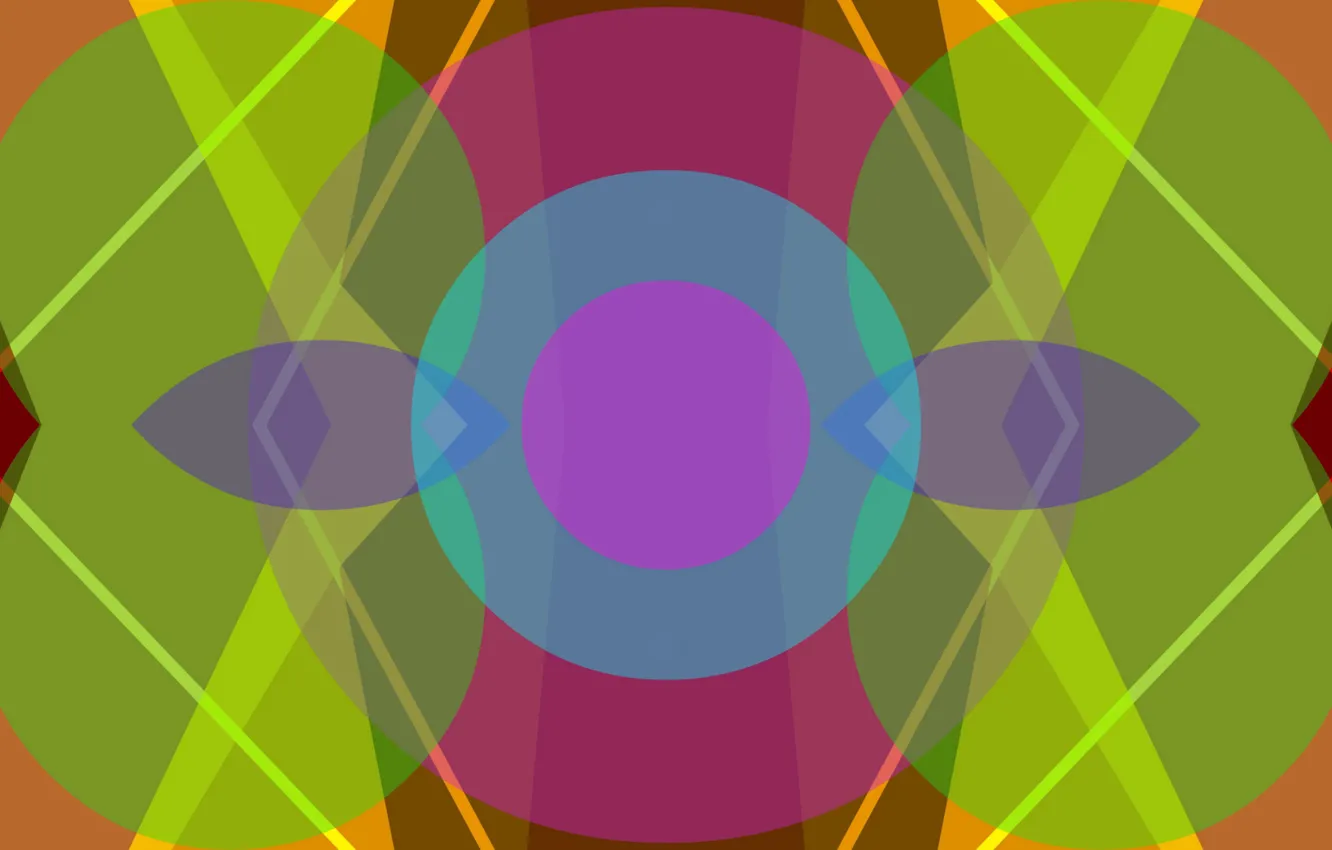 Photo wallpaper fantasy, abstract, symmetry