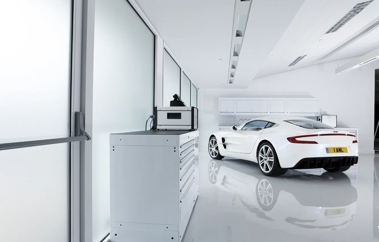 Photo wallpaper white, Aston Martin, Boxing, Aston Martin, supercar, white, cars, auto