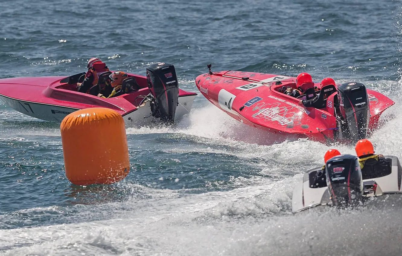 Photo wallpaper race, boat, speed