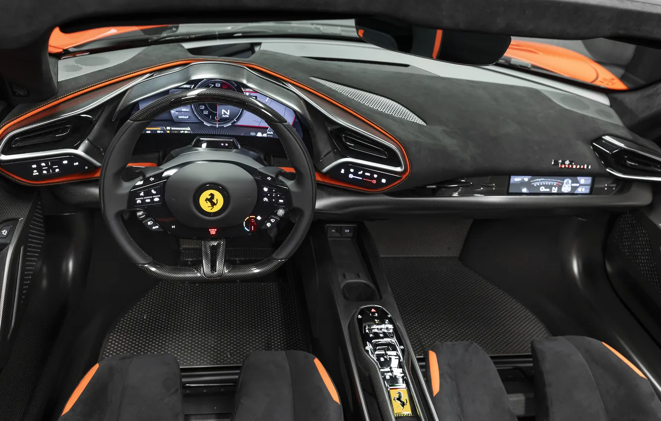 Photo wallpaper Ferrari, supercar, Supercar, Speciale A, 2025, Ferrari 296