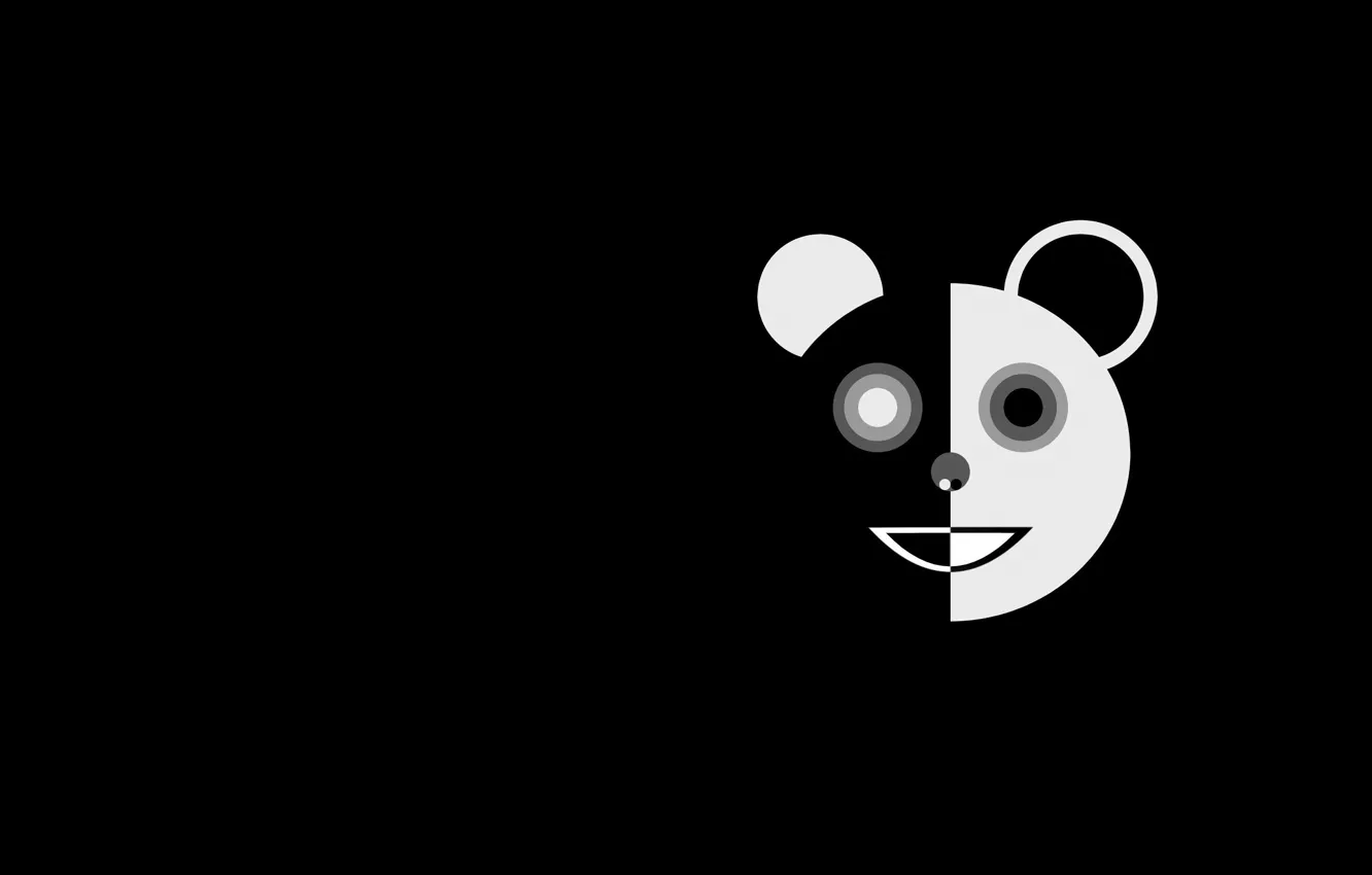 Photo wallpaper art, Panda, Panda, Marco Beghi