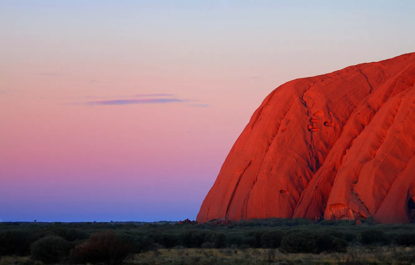 Photo wallpaper Australia, Uluru, National Park, Ayers Rock